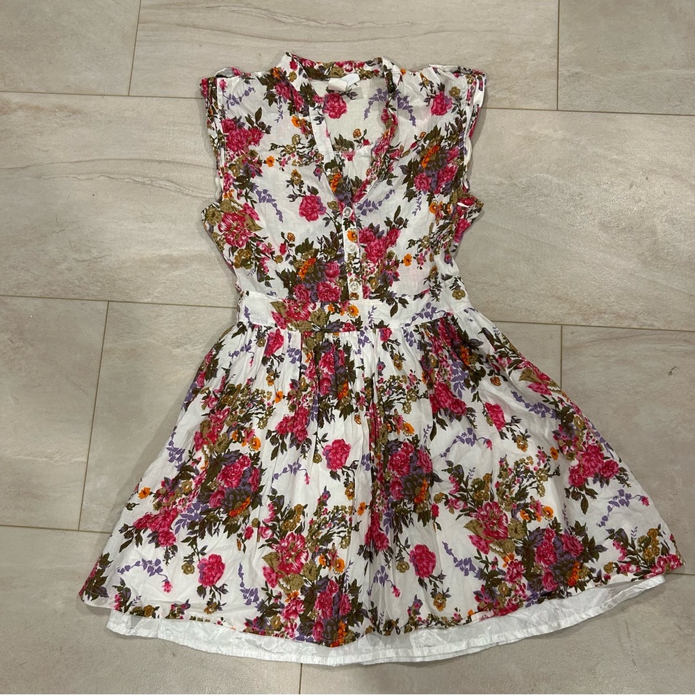 Seven Tough Floral Sleeveless Dress - size small